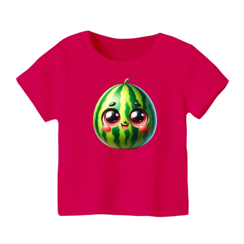 تی شرت آستین کوتاه بچگانه مدل هندوانه یلدایی کد 50