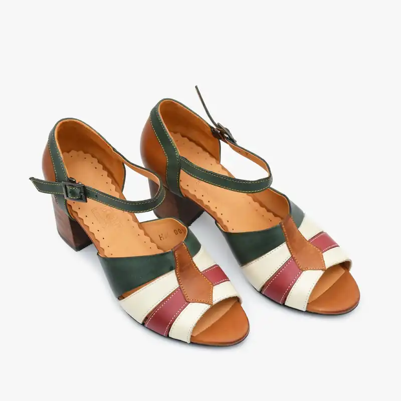 صندل زنانه چرم تهران مدل 504S