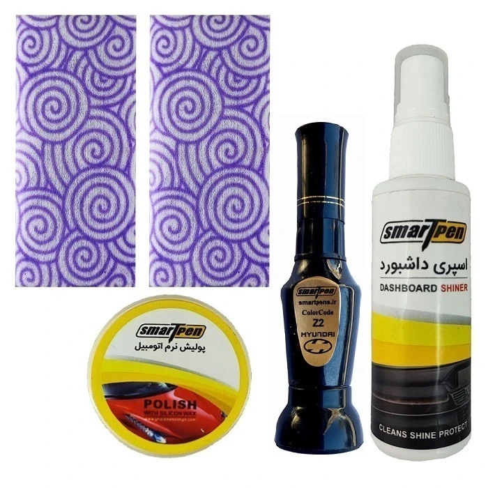 کیت خشگیر بدنه خودرو زغالی اسمارت پن مدل Z2 مجموعه 5 عددی