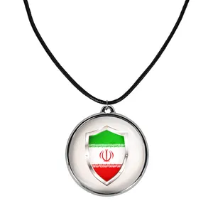 گردنبند خندالو مدل پرچم ایران کد 2051120507