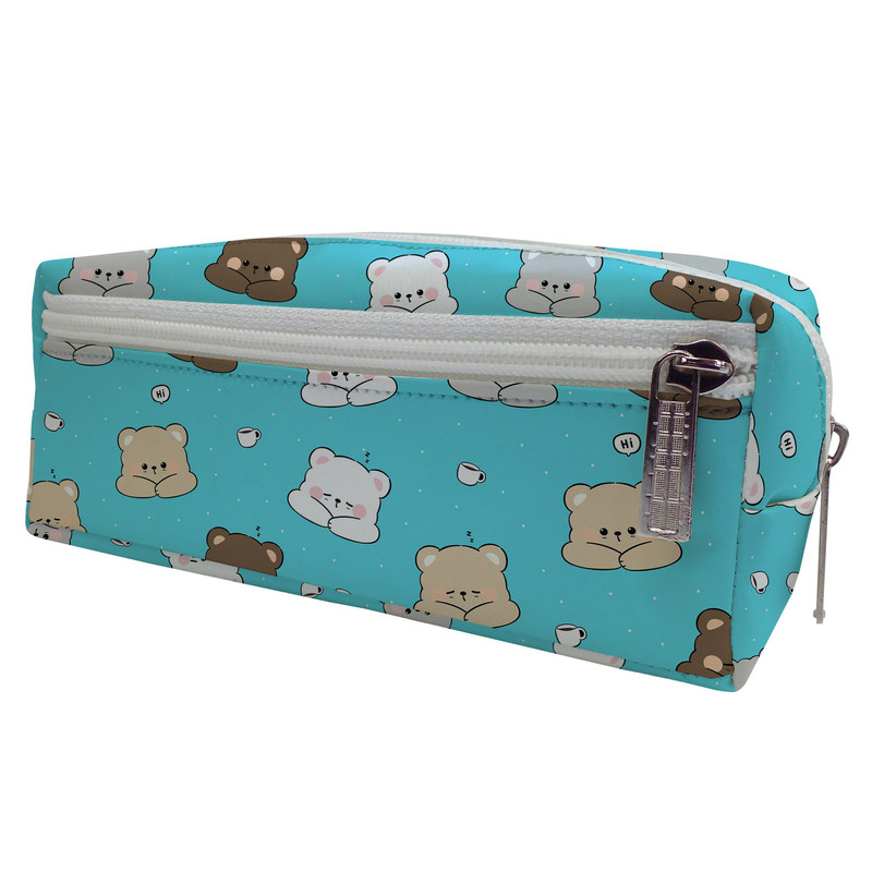 جامدادی مستر راد مدل سه زیپ طرح خرس فانتزی کد fiory 2442