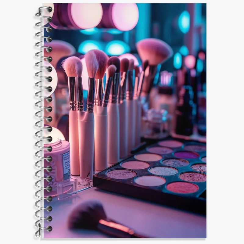 دفتر لغت 50 برگ خندالو طرح آرایشگر و میکاپ آرتیست کد F1912