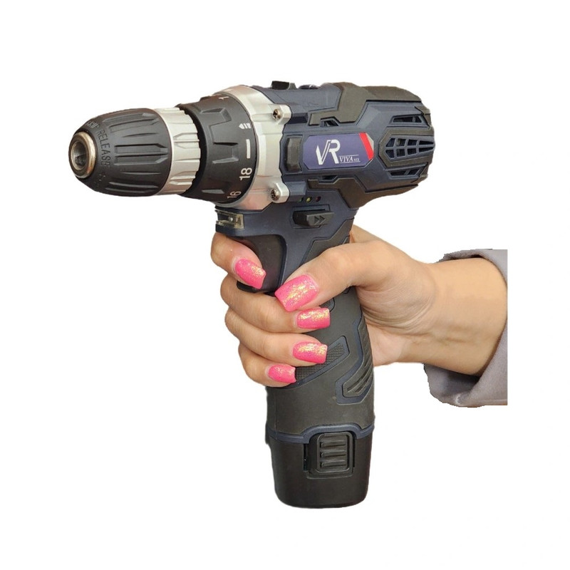 مجموعه 30 عددی دریل پیچ گوشتی شارژی ویوارکس مدل 12V