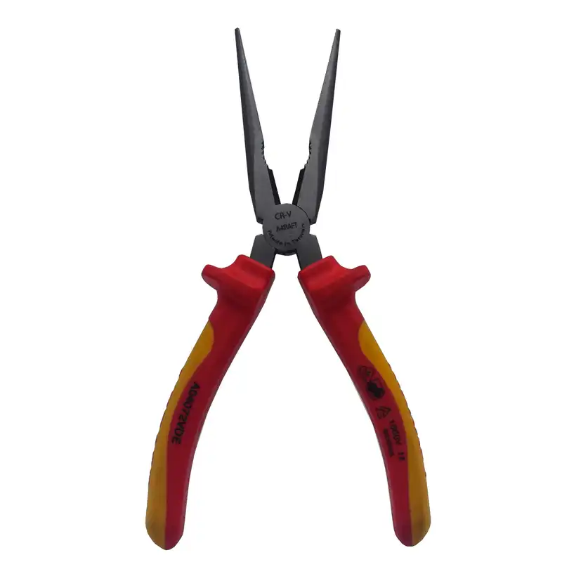 انبر دم باریک آ-کرافت مدل VDE-A04072 سایز 8 اینچ