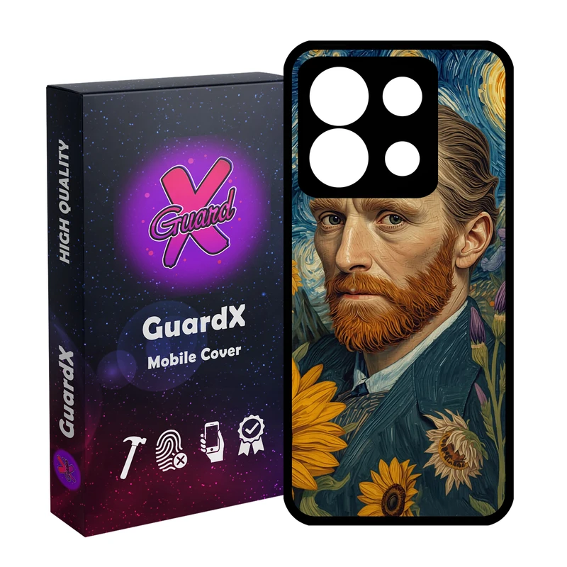 کاور گارد ایکس طرح Van Gogh مدل 10991 مناسب برای گوشی موبایل شیائومی Redmi Note 13 5G
