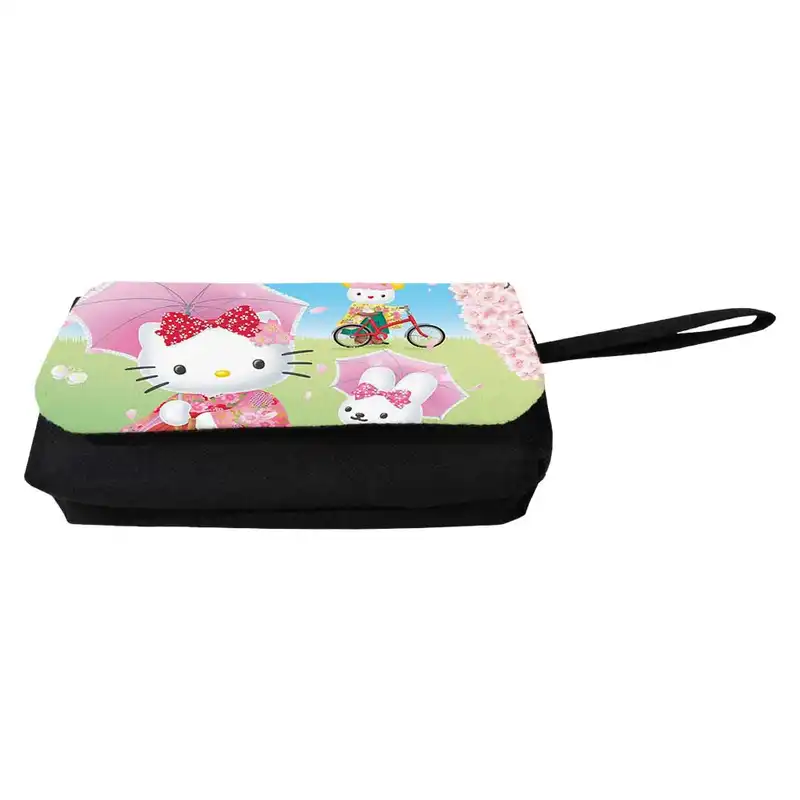 جامدادی مدل دوزیپ طرح Hello Kitty کد NI799