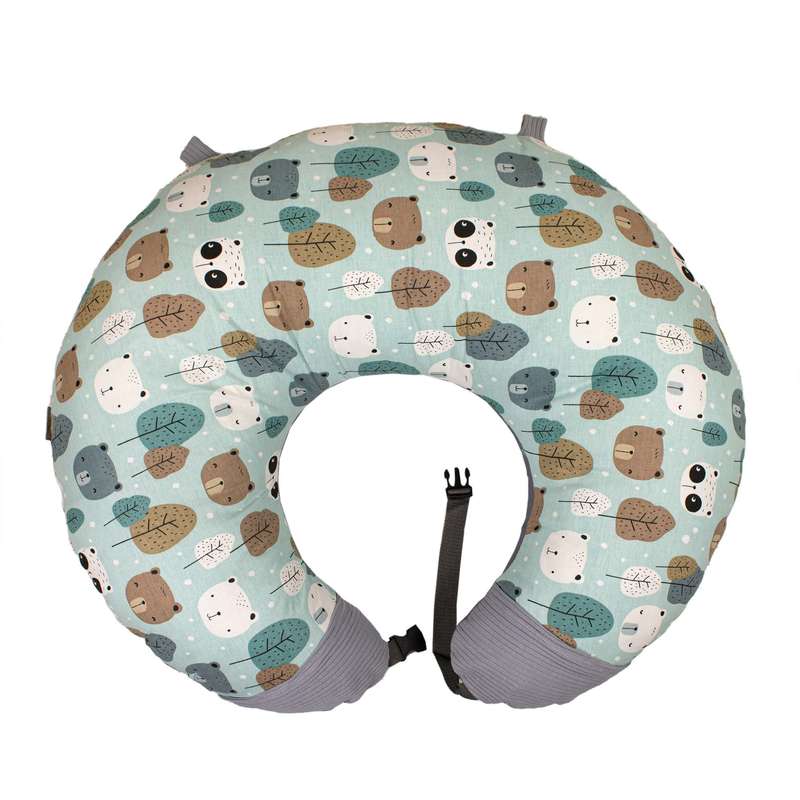 بالش شیردهی دی روحه مدل پاندا آبی