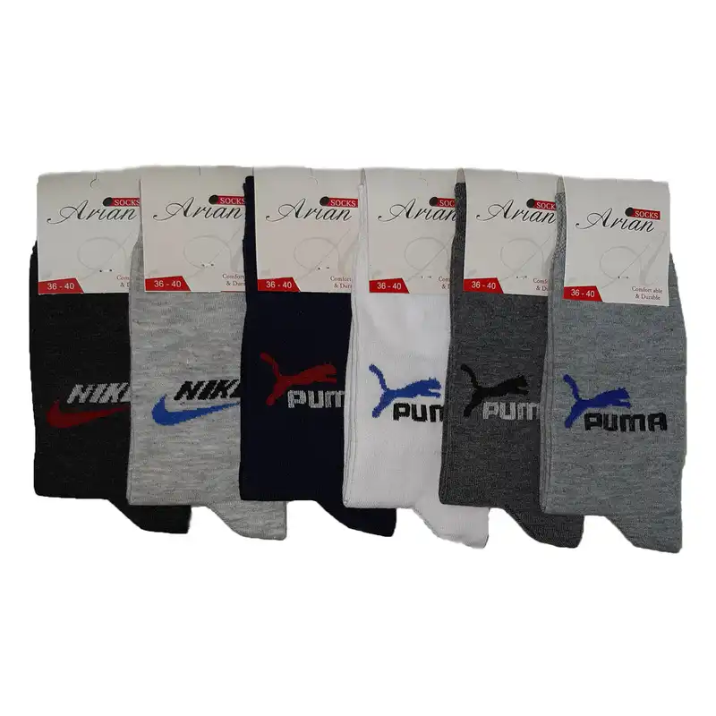 جوراب پسرانه آرین مدل 20 مجموعه 6 عددی