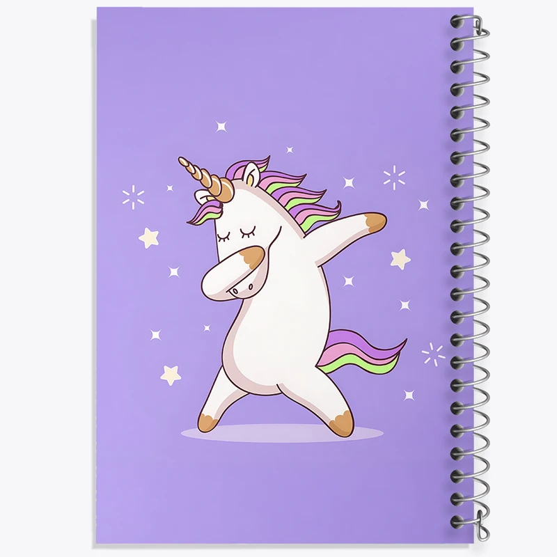 دفتر شطرنجی 50 برگ خندالو طرح اسب تک شاخ کد N3290