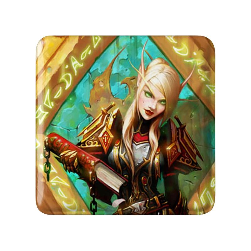 مگنت خندالو طرح بازی دنیای وارکرفت (World of Warcraft) مدل مربعی کد 31854