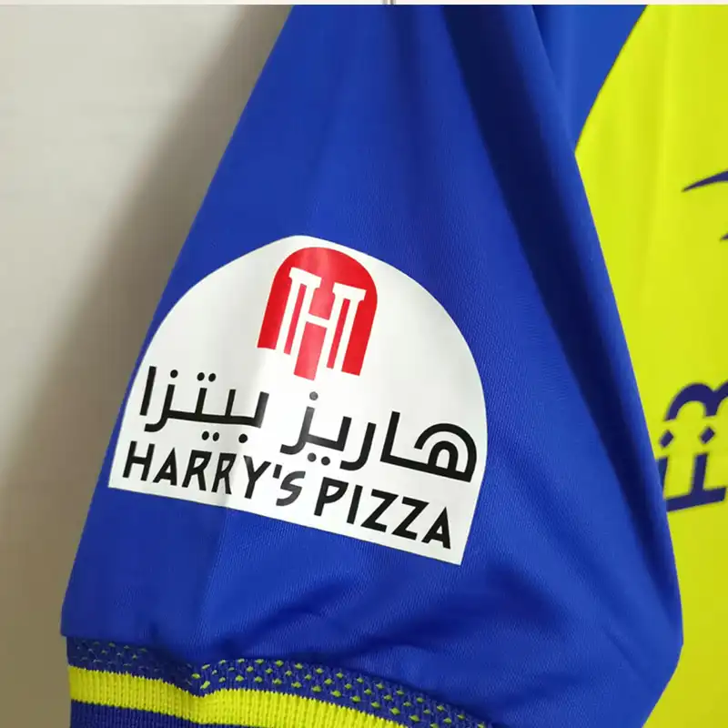 ست تی شرت و شلوارک ورزشی مردانه مدل النصر عربستان Home 2023