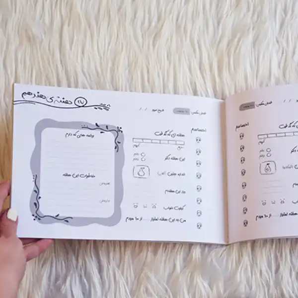 دفتر خاطرات مدل بارداری چندماهمه کد 1101