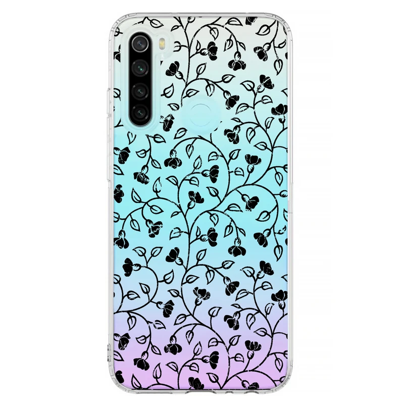 کاور مگافون طرح گل مدل C42-B مناسب برای گوشی موبایل شیائومی Redmi Note 8 