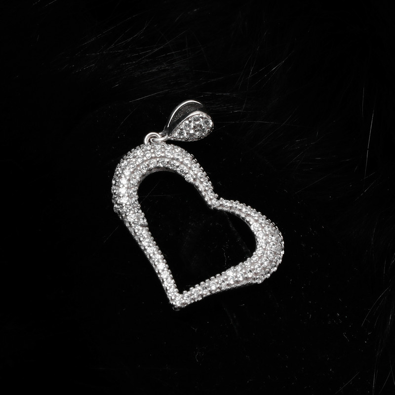 آویز گردنبند نقره زنانه مدل 375