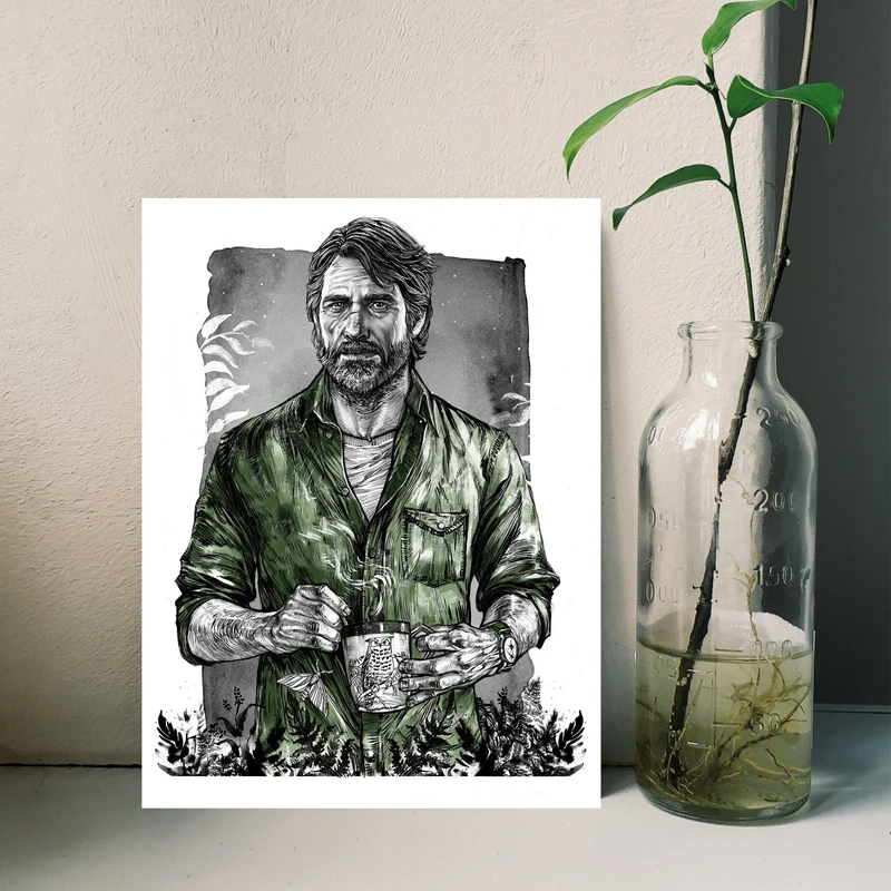 تابلو شاسی مدل نقاشی جوئل LAST OF US کد 1170