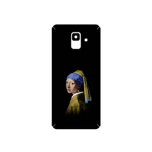 MAHOOT Girl with a Pearl Earring of Vermeer Cover Sticker for Samsung Galaxy A6 2018