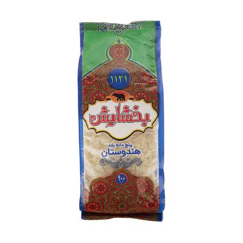برنج هندی دانه بلند بخشایش - 900 گرم 