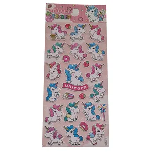 برچسب مدل سه بعدی طرح یونیکورن 