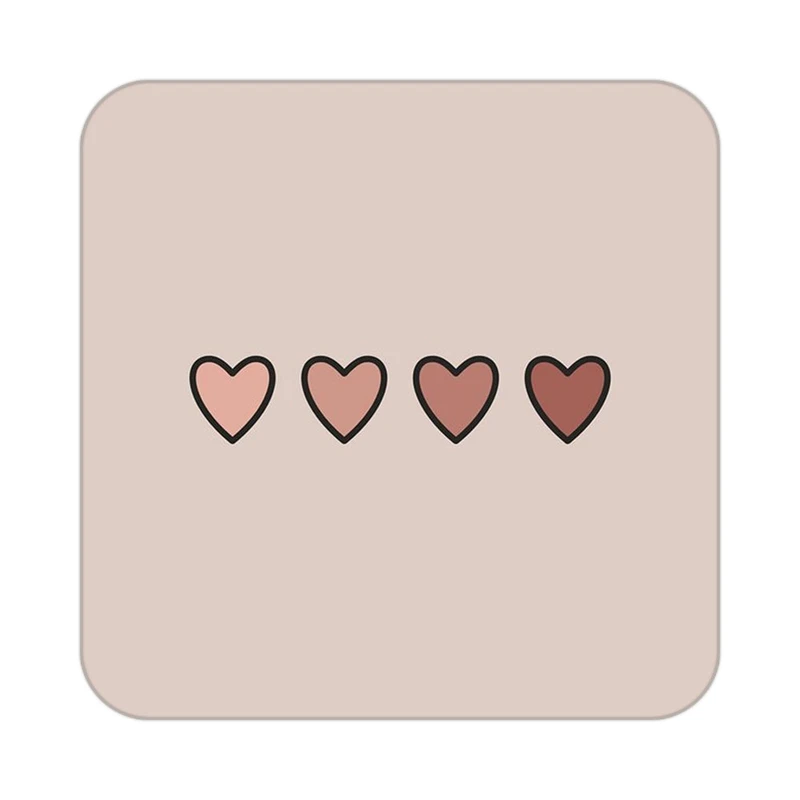 زیر لیوانی کاکتی طرح عاشقانه مدل mp40057