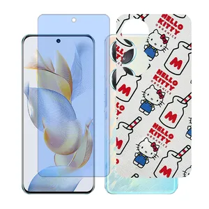 Glass together model anti blue screen protector suitable for Honor 90 mobile phone with back cover sticker