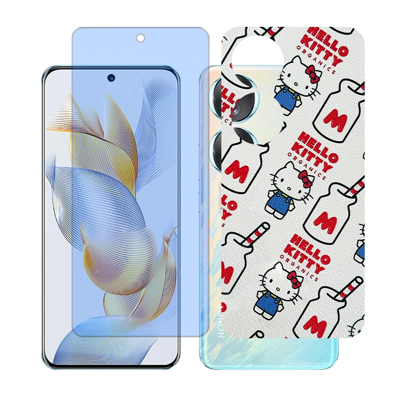 محافظ صفحه نمایش مات آنتی بلو گلس مدل Together مناسب برای گوشی موبایل آنر 90 به همراه برچسب پوششی پشت گوشی