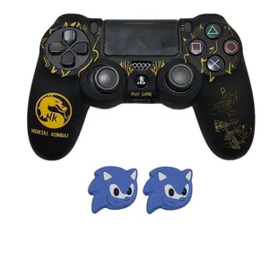 محافظ دسته بازی پلی استیشن۴ مدل Mortalkombat22 به همراه روکش آنالوگ بسته دو عددی 