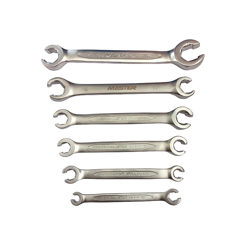 آچار دو سر رینگی چاکدار مستر مدل MS-6 مجموعه 6 عددی