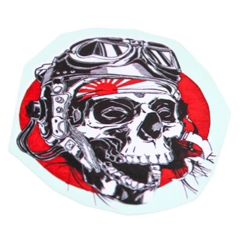 برچسب خودرو طرح اسکلت کد 6601