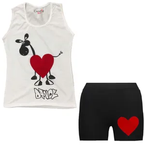 ست تاپ و شلوارک دخترانه کاندید اسپرت مدل 40