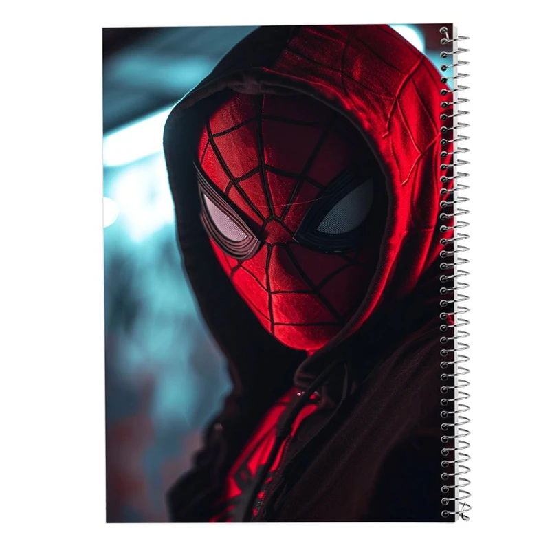 دفتر ژورنال نویسی 50 برگ مدوپد مدل نقطه ای طرح مردعنکبوتی کد DF15035