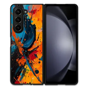 AKAM AMC-WSGZFOLD5-WATER COLOR-21 Cover For Samsung Galaxy Z Fold 5