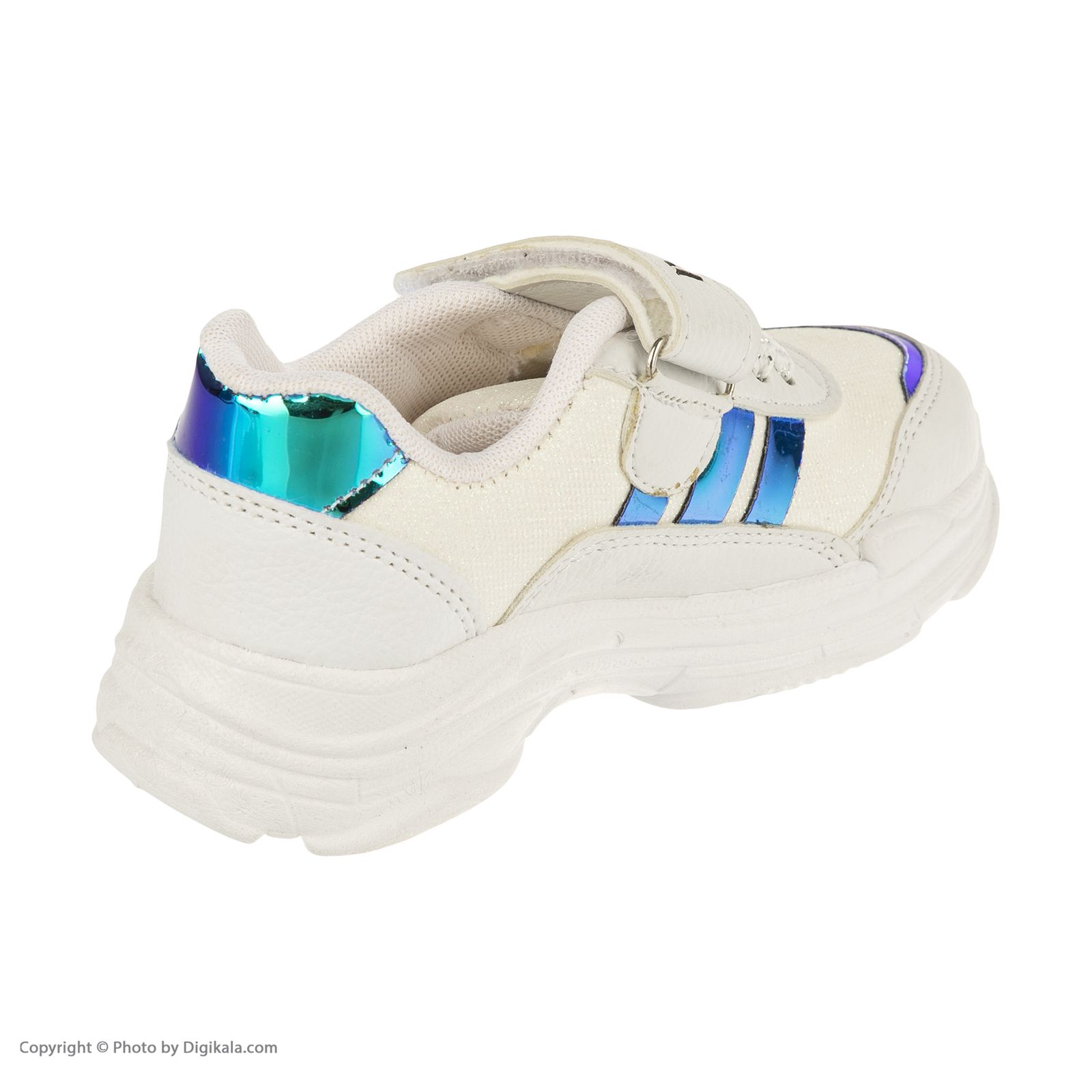 کفش مخصوص پیاده روی دخترانه ملی مدل بلفی کد 84495112 رنگ سفید -  - 6