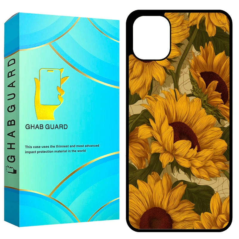  کاور قاب گارد طرح آفتابگردان مدل GCHP11 مناسب برای گوشی موبایل اپل iPhone 11