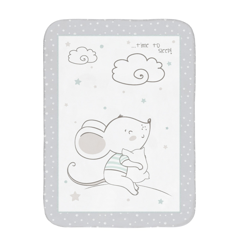 پتو مدل Joyful mice سایز 80*110 سانتی متر