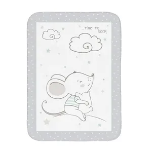 پتو مدل Joyful mice سایز 80*110 سانتی متر