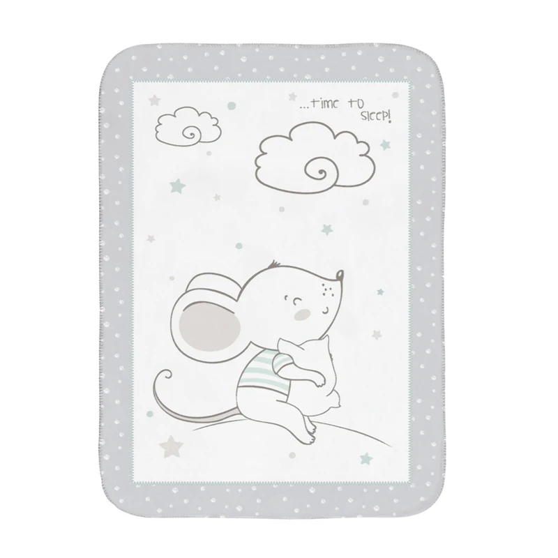 پتو مدل Joyful mice سایز 80*110 سانتی متر