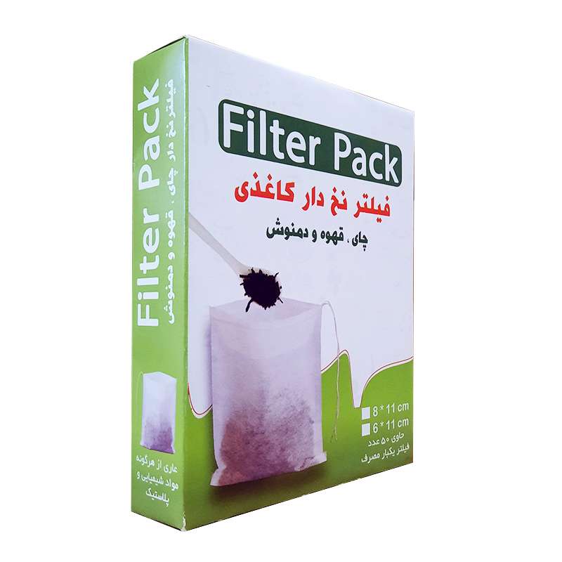 فیلتر چای فیلتر پک مدل 81130 مجموعه 30 عددی