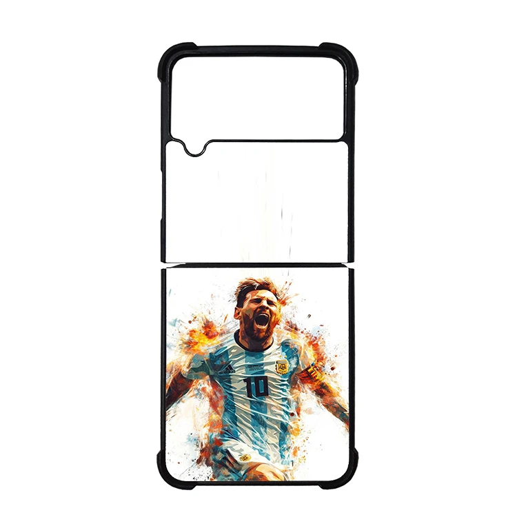 کاور گالری وبفر طرح مسی مناسب برای گوشی موبایل سامسونگ Galaxy Z Flip4