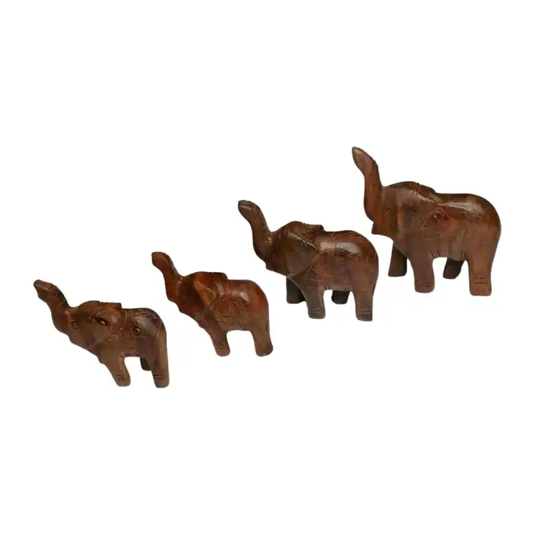 مجسمه طرح فیل بسته 4 عددی