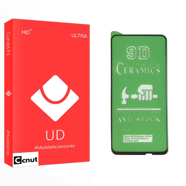 محافظ صفحه نمایش 9D کوکونات مدل UD Glass مناسب برای گوشی موبایل هوآوی Y9 Prime 2019/Y9S/9X