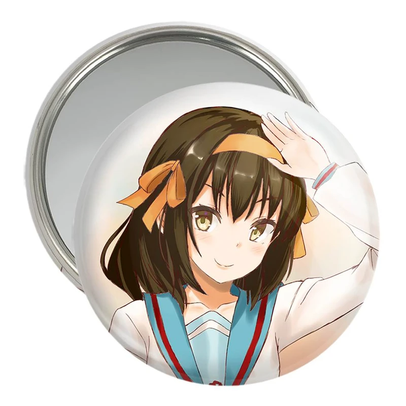 آینه جیبی خندالو مدل هاروهی انیمه The Disappearance of Haruhi Suzumiya  کد 23124