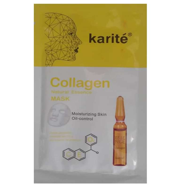 ماسک صورت کاریته مدل کلاژن حجم 25 میلی لیتر