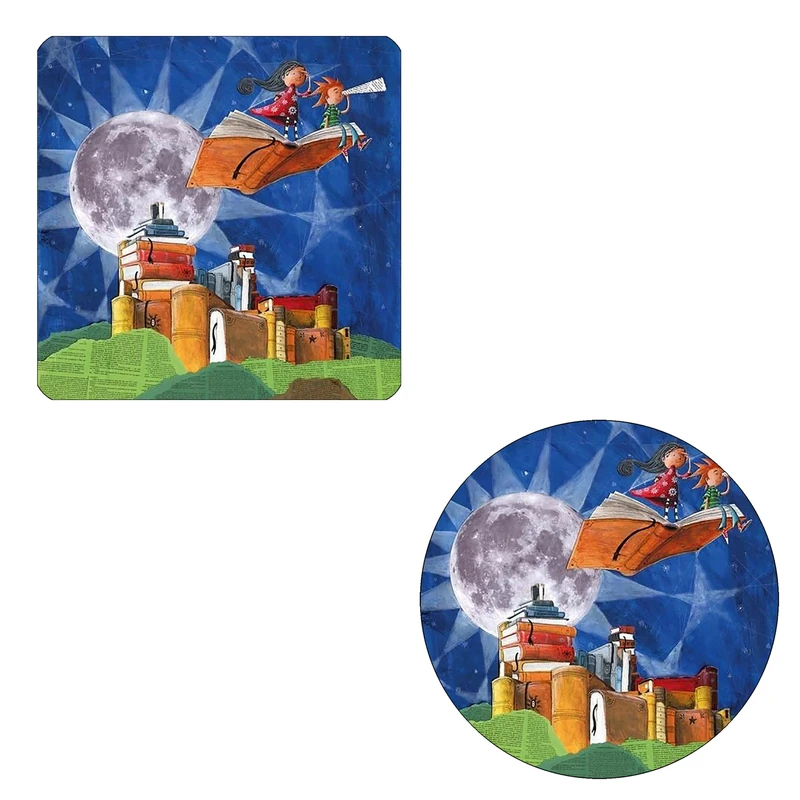 مگنت طرح سفر در افق داستان کد M1 به همراه زیر لیوانی