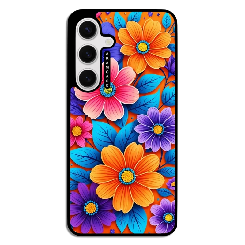 کاور آکام مدل AMC-WSGS24-FLOWERS-39 مناسب برای گوشی موبایل سامسونگ Galaxy S24