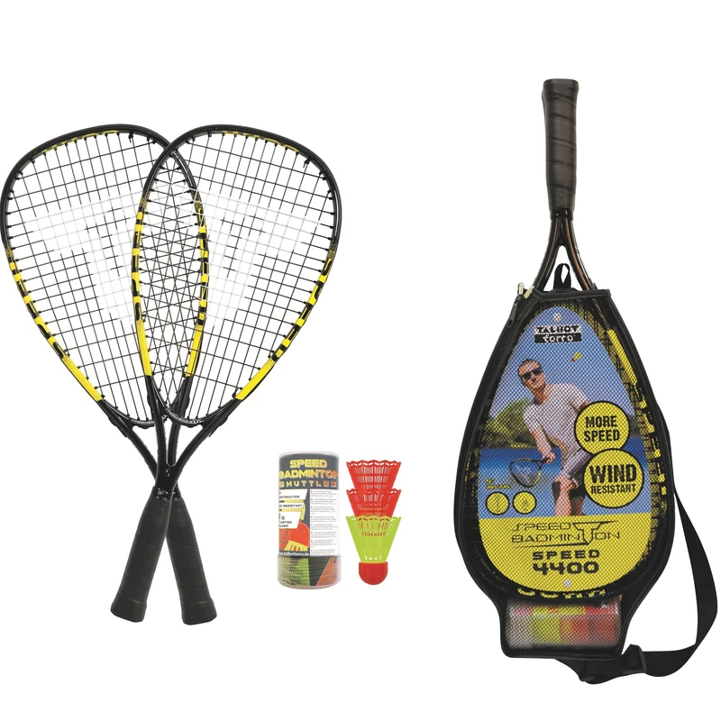 عکس شماره 4 : راکت بدمینتون مدل سرعتی تالبوت تورو 4400 بسته 2 عددی