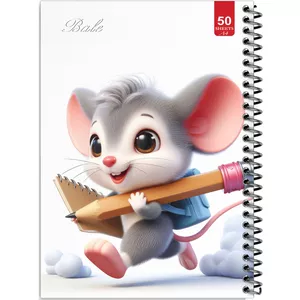 دفتر نقاشی 50 برگ انتشارات بله طرح موش کوچولوی نقاش کد A4-L268