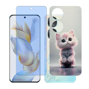 Glass together model matte anti blue screen protector suitable for Honor 90 mobile phone with back cover sticker