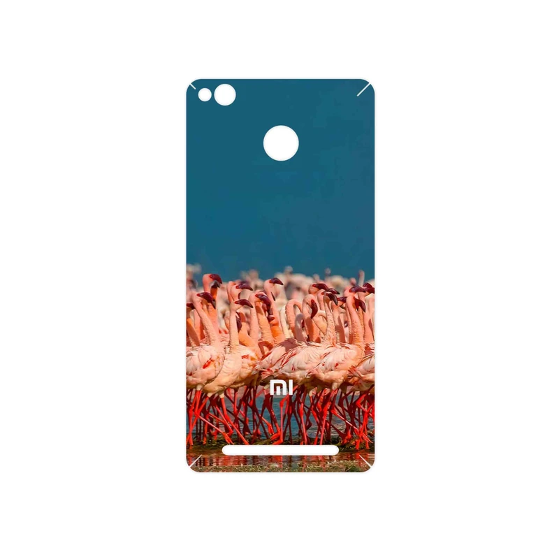 برچسب پوششی ماهوت مدل Flamingo مناسب برای گوشی موبایل شیائومی Redmi 3 Pro