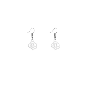 گوشواره نقره زنانه هایکا طرح گل مدل n.ha145
