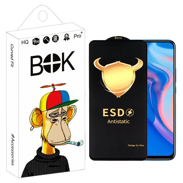 محافظ صفحه نمایش بوک مدل Biva Antistatic Touch مناسب برای گوشی موبایل هوآوی Y9 Prime 2019 / Y9s